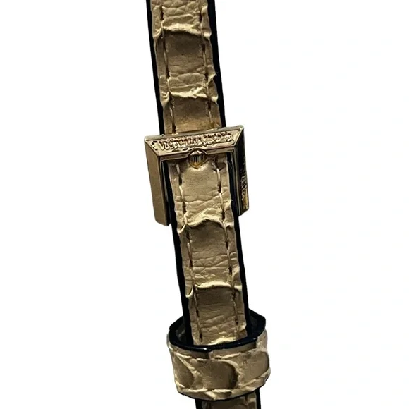 Victoria’s Secret Snakeskin Gold Backpack. Adjustable straps - Picture 11 of 15